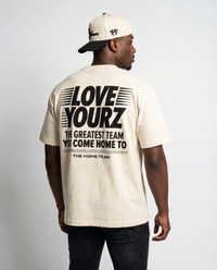 "Love Yourz" Natural/Black Tee