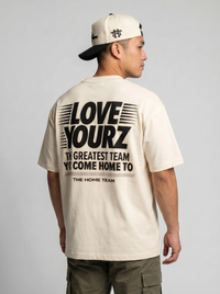 "Love Yourz" Natural/Black Tee